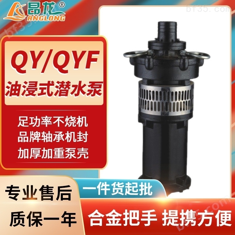 QY系列油浸式潜水电泵动力强劲农业灌溉水泵