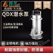 80QDX30-10-1.5-QDX不锈钢潜水泵 小型家用宝塔出水口电泵
