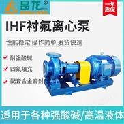 IHF型单级单吸化工泵内衬氟塑料合金离心泵
