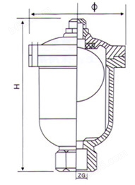 QB1 螺纹单口排气阀