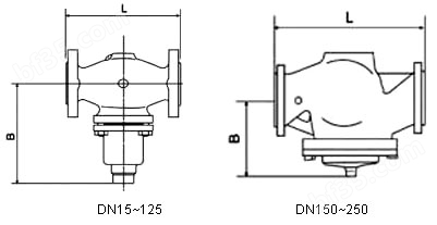 V230型自力式压力（差压）调节阀结构图